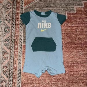 9 month blue Nike jumpsuit.